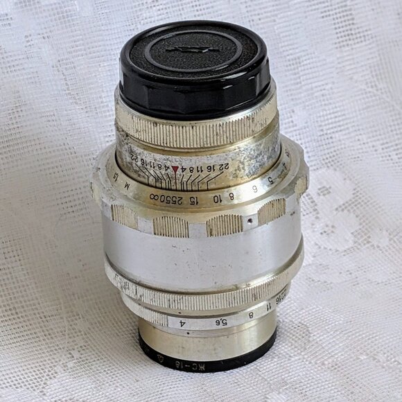 Vintage Russian Soviet USSR Jupiter-11 f4/135mm No. 6100457 Lens With Box